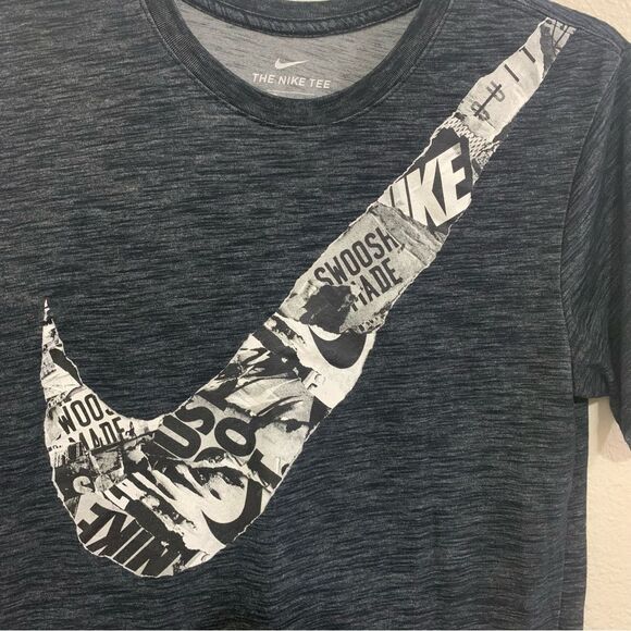 NIKE DRI-FIT SHORT SLEEVE GRAPHIC T-SHIRT BLACK BOY’S YOUTH SMALL. - Picture 3 of 10